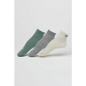 Set de sosete scurte unisex cu detalii logo - 3 perechi imagine