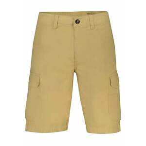 Pantaloni scurti barbati - cu buzunare mari pe laterale - Regular fit - Bej - W30 imagine