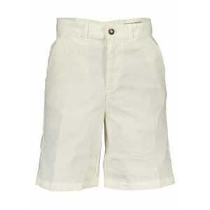 Pantaloni scurti barbati cu talie medie si croiala Regular fit - Alb - W33 imagine