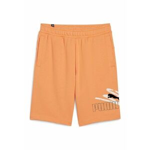 Pantaloni scurti cu imprimeu logo si buzunare laterale ESS+ imagine