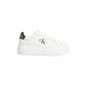 Pantofi sport flatform de piele imagine