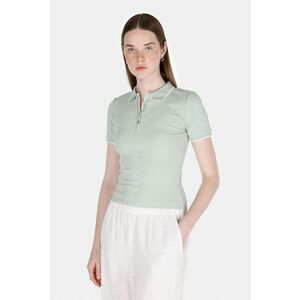 Tricou polo slim-fit cu terminatii contrastante imagine