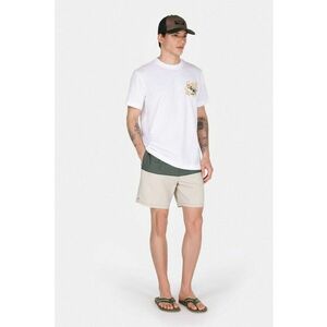 Pantaloni scurti de baie cu design in doua nuante imagine