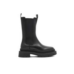 Botine dama - 590558804538041 - Piele naturala - Negru imagine