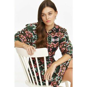 Rochie scurta cu model floral imagine