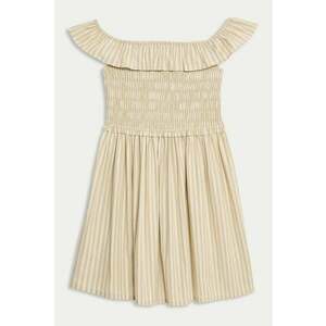 Rochie de bumbac cu decolteu pe umeri imagine