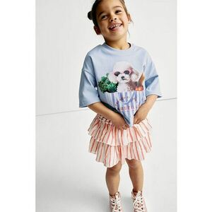 Tricou lejer cu model grafic imagine