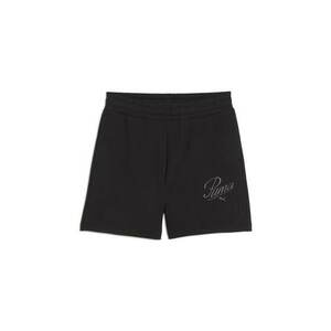 Sort pentru Femei - ess script high-waist shorts 5"" - 684984-01 - 2XS INTL - Negru imagine
