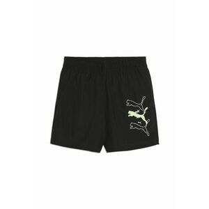 Sort pentru Barbati - ess logo lab puma logo woven shorts 5 - 684673-01 - Negru imagine