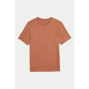 Tricou uni cu decolteu rotund imagine