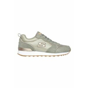 Pantofi sport cu insertii din piele intoarsa - WIDE FIT imagine