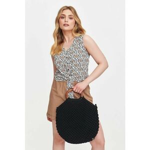 Bluza fara maneci cu decolteu in V imagine