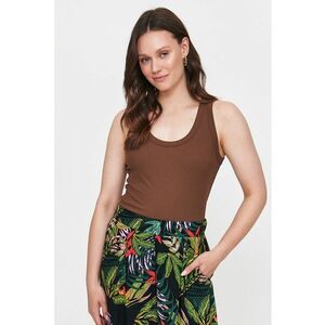 Tricou uni cu decolteu rotund imagine