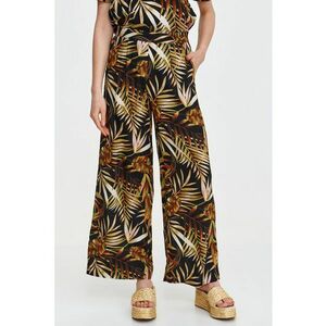 Pantaloni ampli cu imprimeu tropical imagine