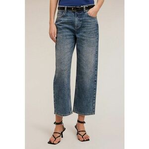 Blugi crop cu talie inalta imagine
