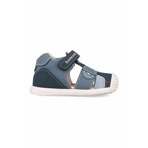 Sandale cu velcro si model colorblock imagine