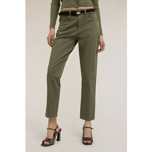 Blugi crop cu talie inalta imagine