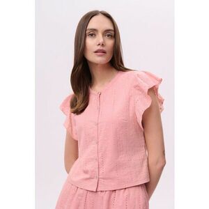 Bluza cu maneci fluture si nasturi imagine