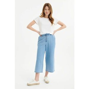 Pantaloni capri cu croiala ampla imagine