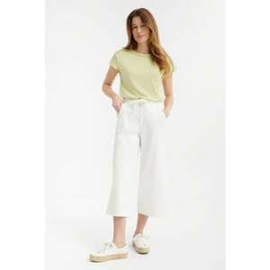 Pantaloni capri cu croiala ampla imagine