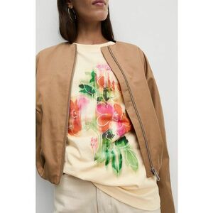 Tricou lejer cu imprimeu floral imagine