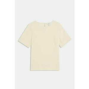 Tricou de bumbac cu decolteu rotund imagine