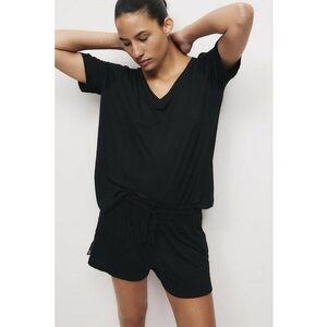 Tricou lejer de pijama cu dantela imagine