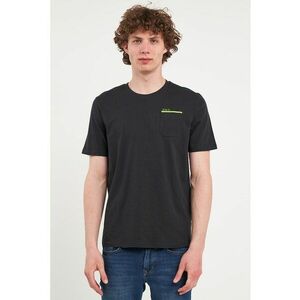 Tricou din bumbac cu decolteu la baza gatului imagine