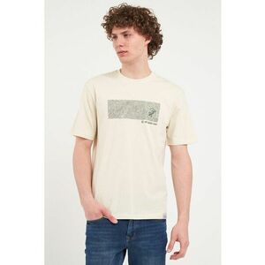 Tricou cu decolteu la baza gatului si imprimeu imagine