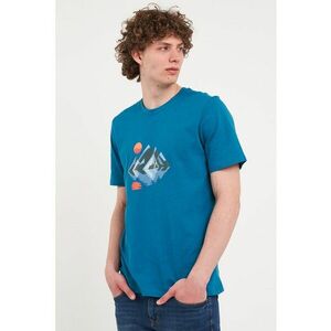 Tricou din bumbac cu imprimeu pe partea din fata imagine