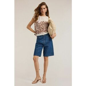 Bluza crop fara maneci imagine