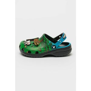 Saboti slingback cu model clasic si imprimeu desene animate imagine