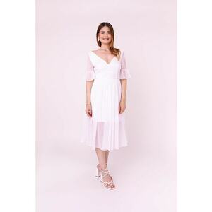 Rochie midi cu decolteu in V Promise imagine