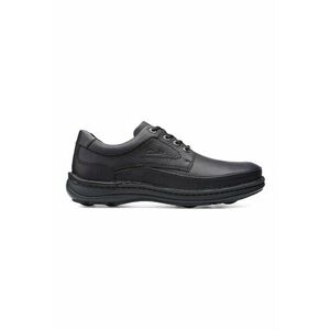 Pantofi derby de piele nabuc cu logo stantat Nature imagine