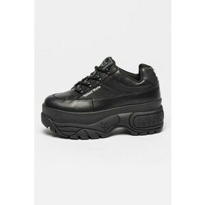 Pantofi sport demi-wedge de piele Sporty imagine