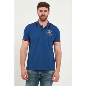 Tricou polo de bumbac cu logo brodat imagine