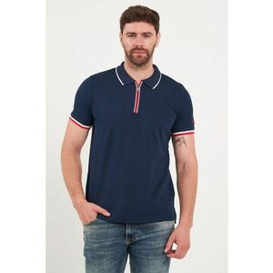 Tricou polo cu fermoar scurt imagine