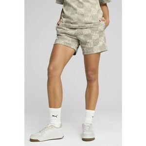 Pantaloni scurti cu imprimeu si snur de ajustare imagine