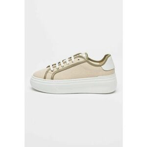 Pantofi sport cu insertii de piele imagine