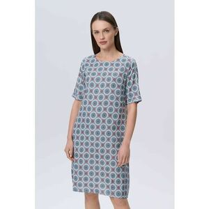 Rochie-tricou cu imprimeu floral imagine