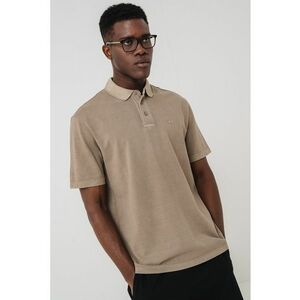 Tricou polo cu logo discret imagine