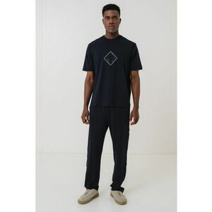 Tricou din bumbac cu imprimeu logo imagine