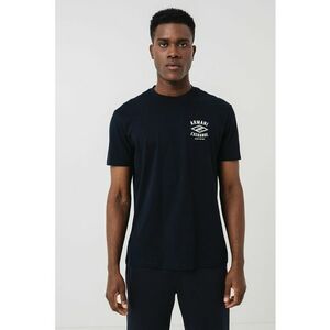 Tricou cu imprimeu logo si decolteu la baza gatului imagine