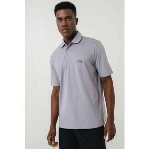 Tricou polo cu logo contrastant imagine
