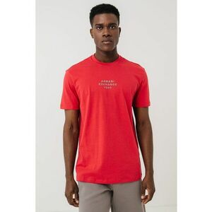 Tricou cu logo si decolteu la baza gatului imagine