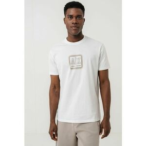 Tricou din bumbac cu imprimeu logo imagine