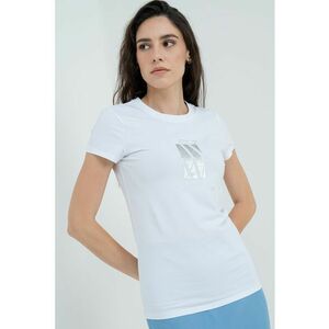 Tricou slim fit cu logo imagine