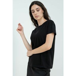 Tricou de bumbac cu maneci cazute imagine