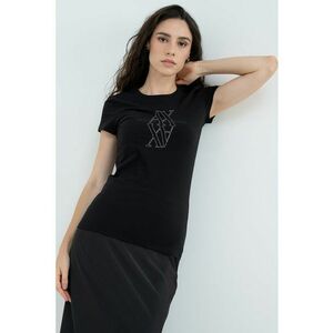 Tricou din amestec de bumbac cu logo imagine