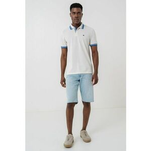 Tricou polo din bumbac pique imagine